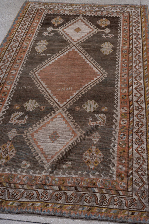 Antique Gabbe Runner Rug (3' x 7')